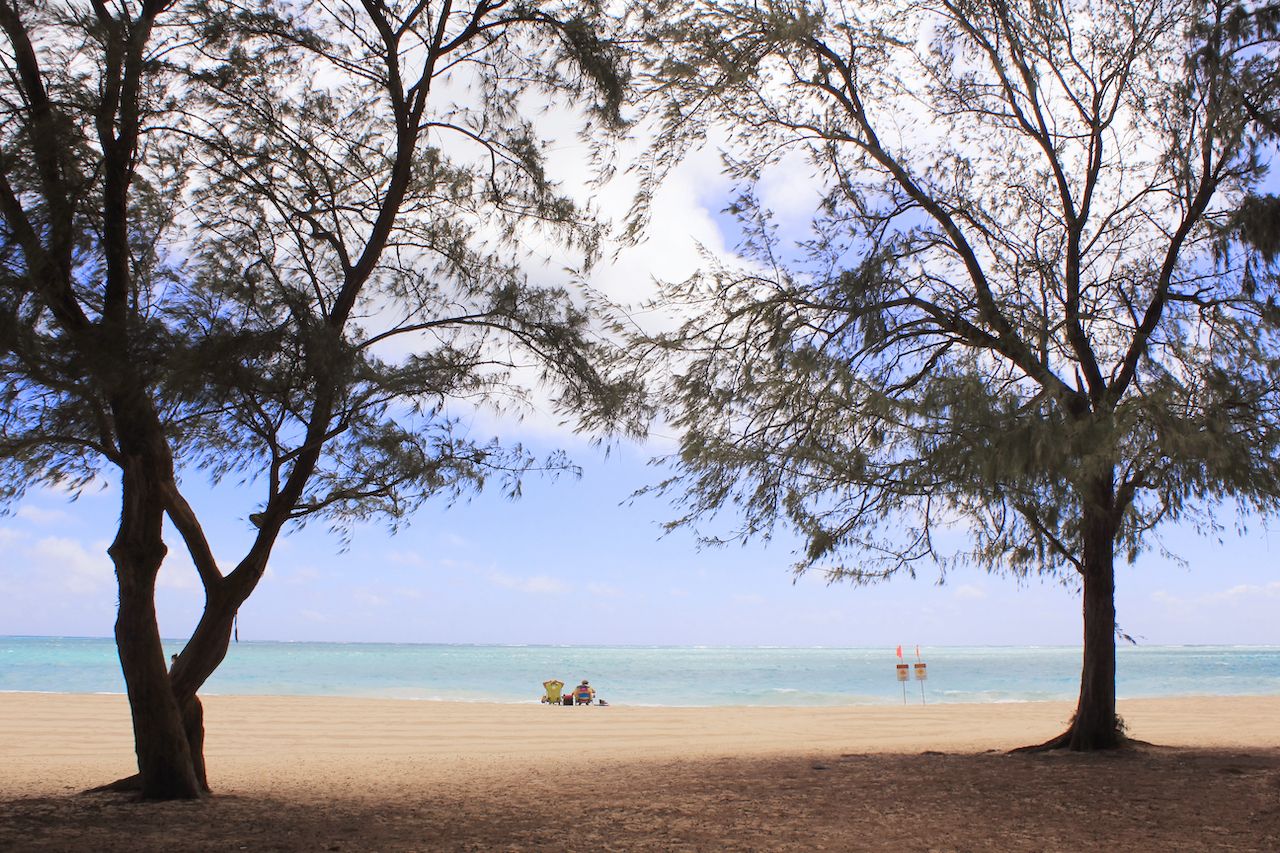 Waimanalo Beach Park, Oahu, Hawaii., Oahu beaches for families