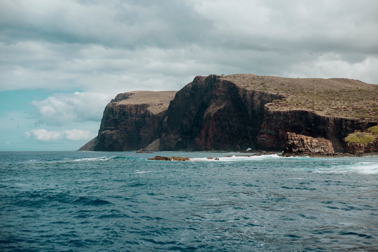 Palaoa Point, Kaunolu Bay at Lanai Island, Hawaii, Lanai by Jeep