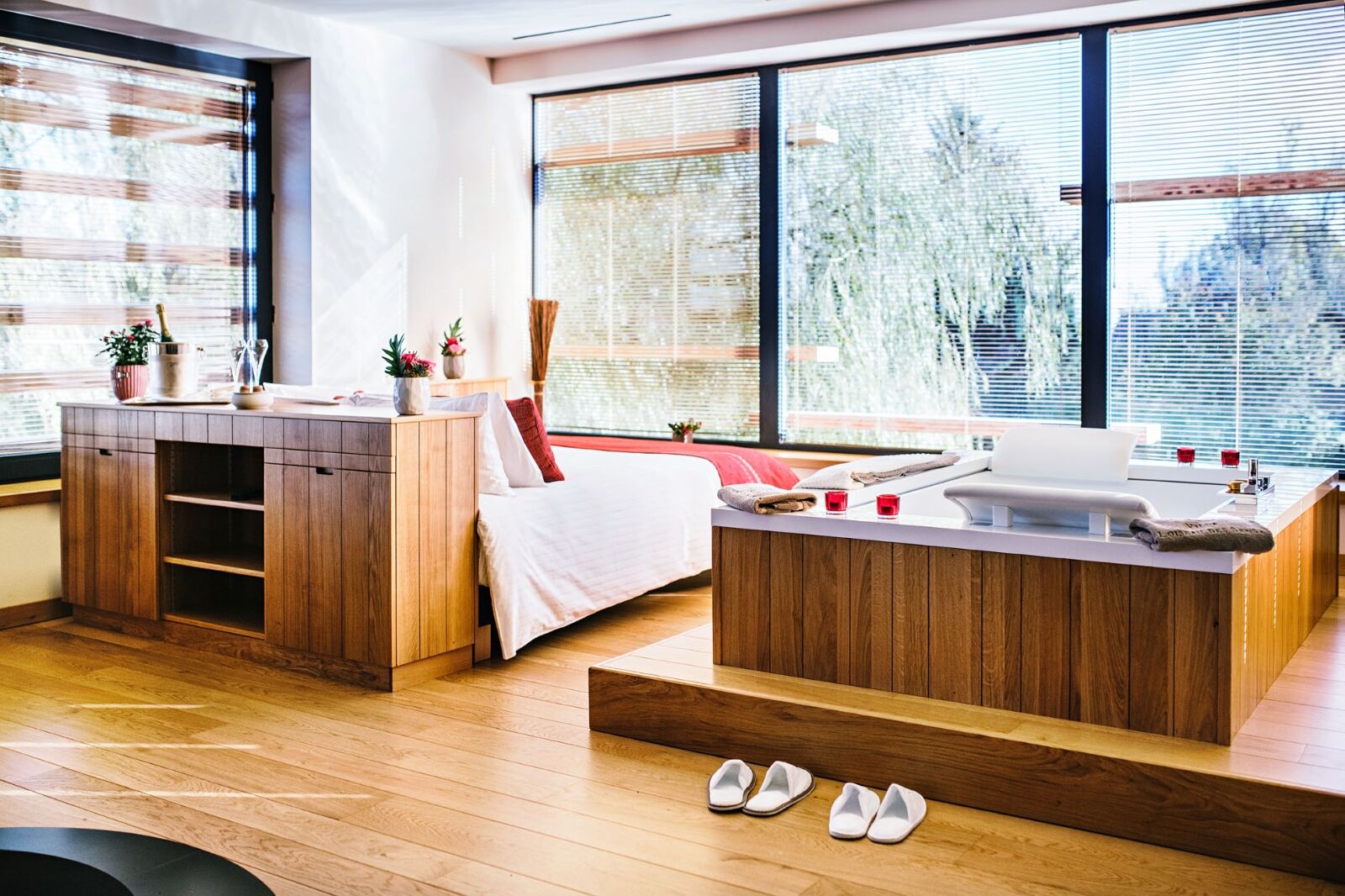 Suite at La Villa Loiseau des Sens at Le Relais Bernard Loiseau one of the best spa destinations in the world 