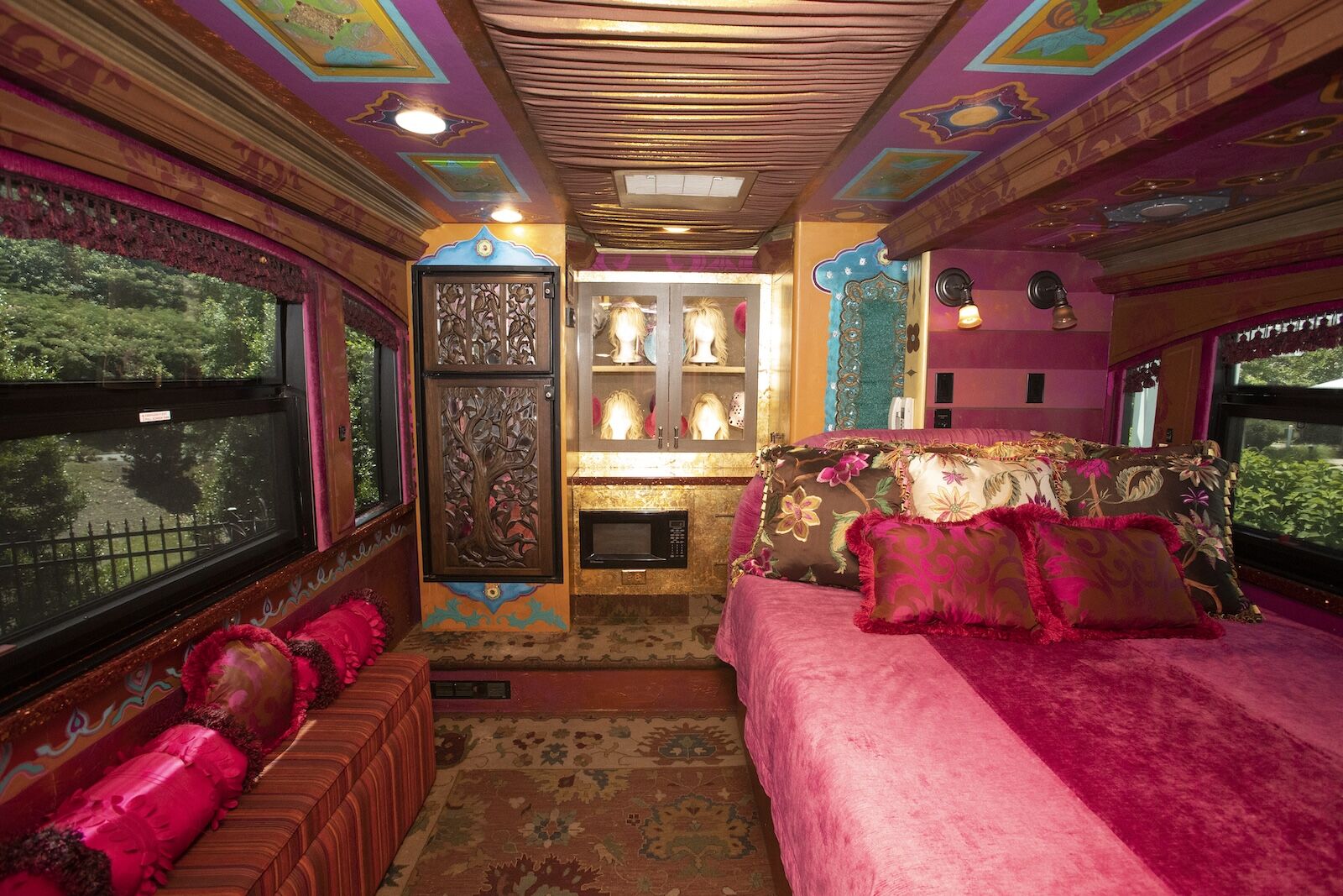 Atmosphere from Dolly Parton’s tour bus at Dollywood’s DreamMore Resort on June 23, 2022, in Pigeon Forge, TN. © Curtis Hilbun / Dollywood